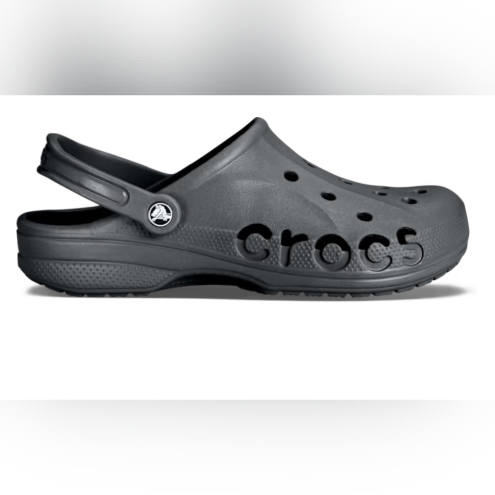 Men's size 11 graphite Baya Crocs clog